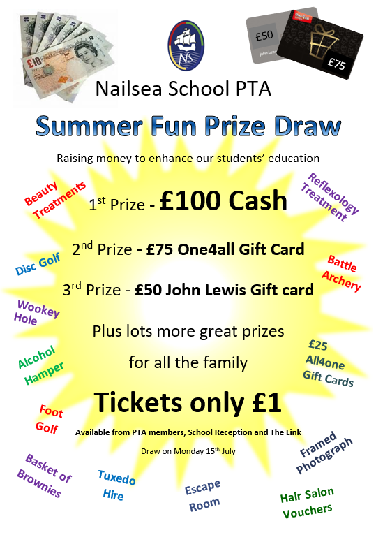 Amazing prizes this year thanks to:
AM Environmental,  @JSReakes,  <a href="/DHTLogistics/">David Hathaway</a>,  <a href="/BattleArchery/">Battle Archery</a>, <a href="/WookeyHole/">Wookey Hole Caves</a>, Friendship Reflexology,  <a href="/Tickenhamgolf/">Tickenham Golf Club</a>,  <a href="/PuzzlairBr/">Puzzlair Escape Rooms</a>, Elleebana by Cheryl,  <a href="/_thebeautyrooms/">The Beauty Rooms Medi Spa</a>,  <a href="/mendipoutdoor/">Mendip Activity Centre</a>, The Beauty Loft,  <a href="/SpHairCo/">Sp Hair Company</a>,  <a href="/thatcakelady1/">That Cake Lady</a>,  <a href="/menshire/">Haig-Harrison’s Men's Hire & Tailoring</a>