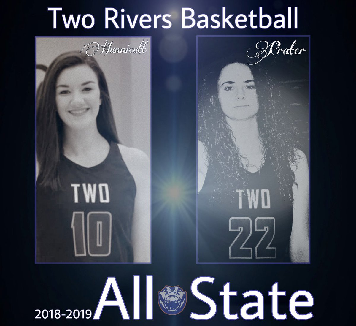 TRGirlsBball's tweet photo. Congrats to @kaitlinmarie_10 and @claragrace_ on being All-State selections for the 2018-2019 season. Both of these young ladies had great seasons, and the coaches in our conference took notice! We are fortunate to have these two BIG TIME ballers on our squad! https://t.co/2gwQKQ63xG