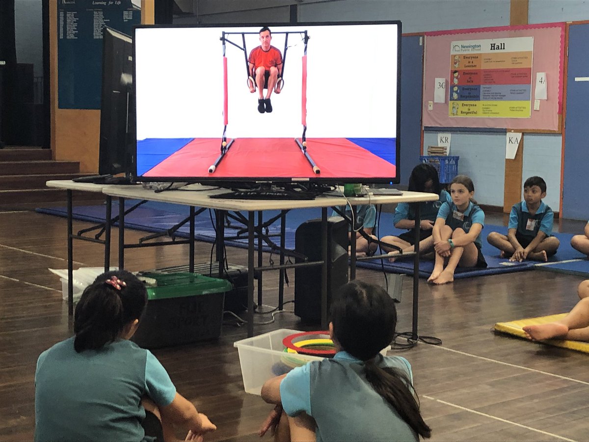 newingtonpublic's tweet photo. FLIP GYM lessons are well underway for Term 1 with our expert coaches. For Yr 5 - movement skills, body and muscle flexibility, coordination &amp; strength. https://t.co/R62bKz0QNZ