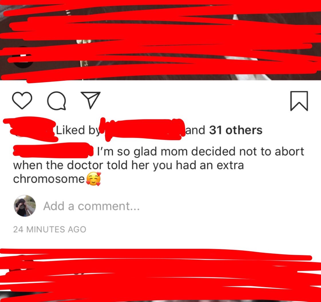 dancernicoleee's tweet photo. Okay but this is fine right? No one wants to rip this person apart? Makes sense🤨

(The person they’re referring to doesn’t have an extra chromosome) https://t.co/mwYnDZIIil