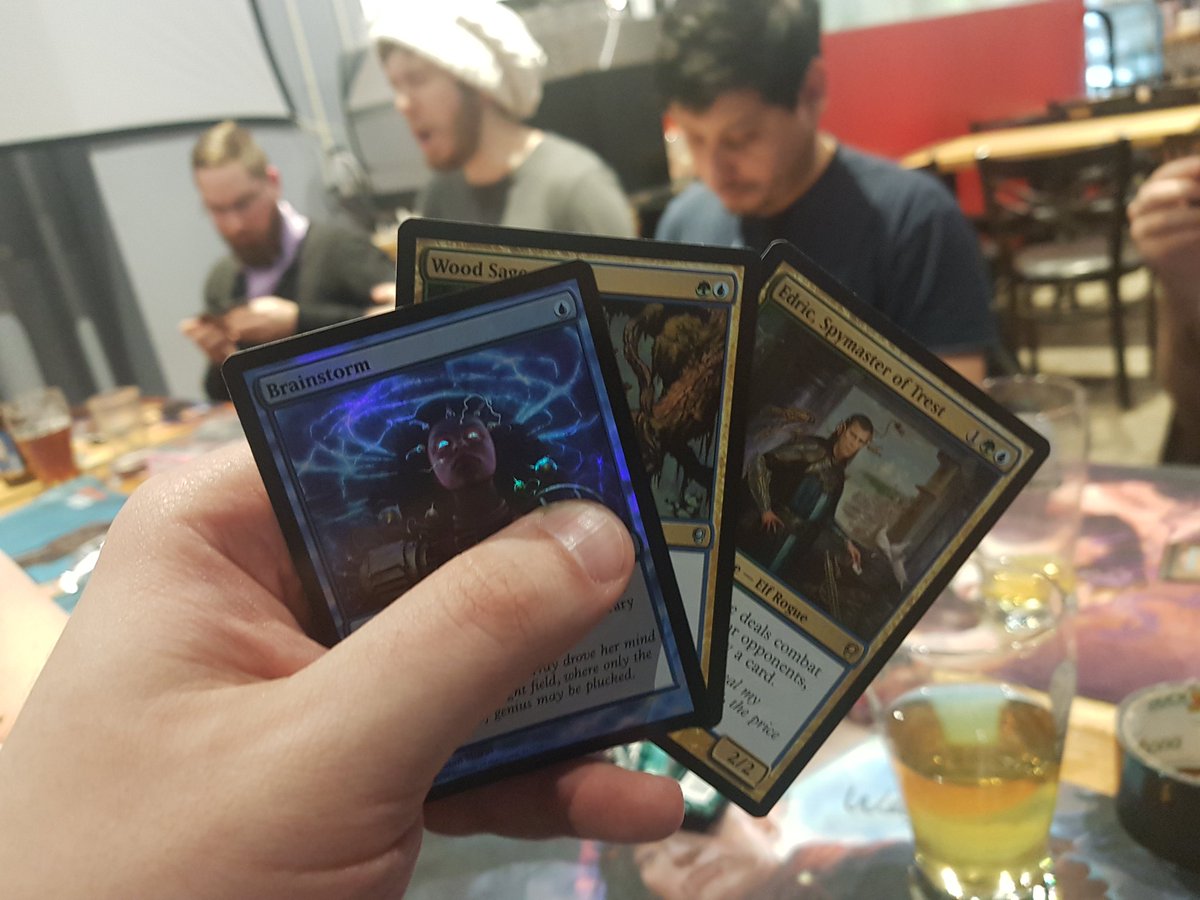 MiloDaGreat1's tweet photo. #ConspiracyDraft night @manapoolTO Things are looking super spicy. https://t.co/1dTpdfeEe3