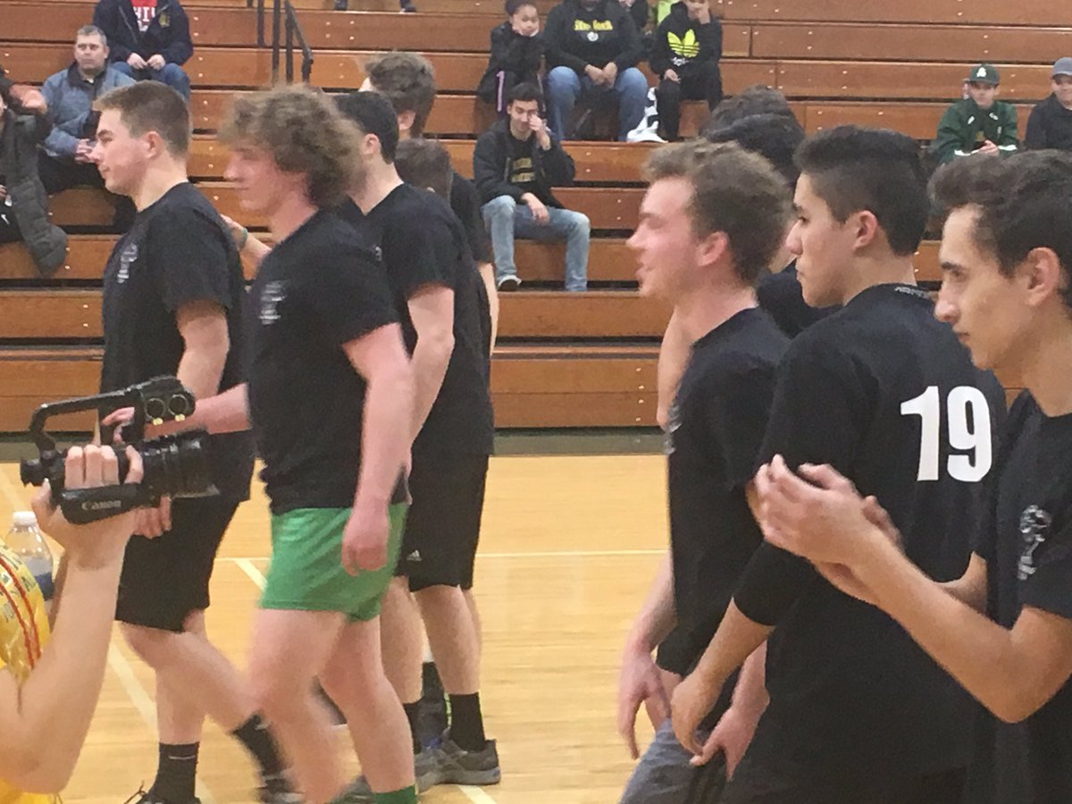 SteelePrincipal's tweet photo. Steele Staff ready to play the winners of @steeleclass2019 & @Steeleclassof20 🏐 🏐 🏐 #PowderBuff https://t.co/Mk6tAhyhPG
