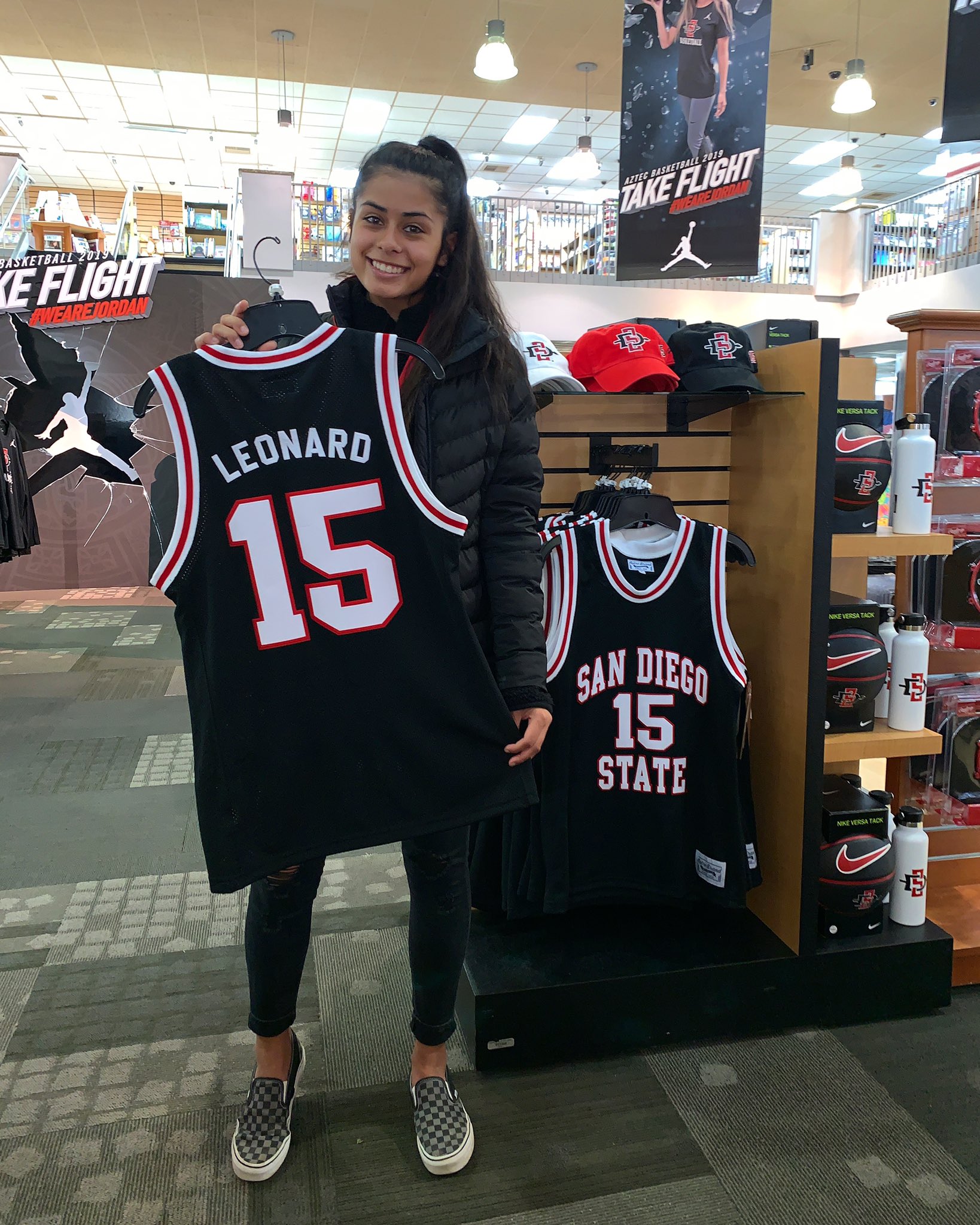 SDSU Bookstore on X: ⚫️ NEW ⚫️ Black Kawhi Leonard Jerseys are available  in the #SDSUBookstore! 🏀 We have a LIMITED amount, so hurry and grab yours  for tonight's game against Fresno