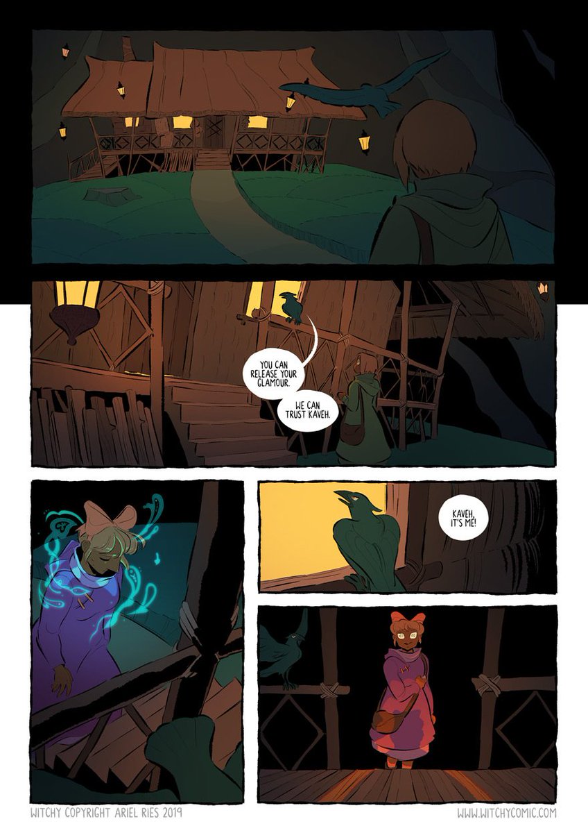 Since Witchy is taking a break this week before chapter 6 begins, why not use this time to catch up on chapter 5! https://t.co/A6ivMaekPK

If you haven't read it yet, check out my good comic about hair powered witches and a girl on the run! Start here: https://t.co/xpy7tDf0PL 