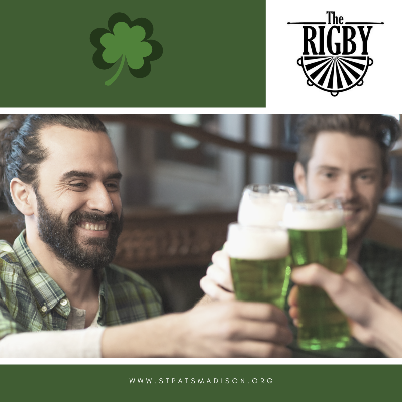 stpatsmadison's tweet photo. 🍺 Great Beer, Great Food and Great People! ☘️ For every green beer that is purchased on St. Patrick's Day, The Rigby will donate money to the parade to support local charities! 💚 Local Craft Beers and Made-From-Scratch Responsibly Sourced Foods! Stop by March 17th  @TheRigbyPub https://t.co/8y7YLZCAFR