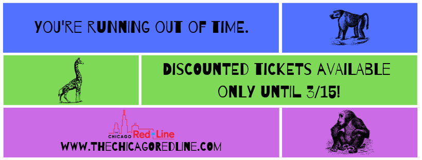 Chicago_Redline's tweet photo. You're running out of time...Better head over to https://t.co/WC2CHmwT8q to buy tickets for our next show, "The Lion YAAAS Kween!" The price goes up after next friday, 3/15! #CRL https://t.co/ZS4nDdDCum