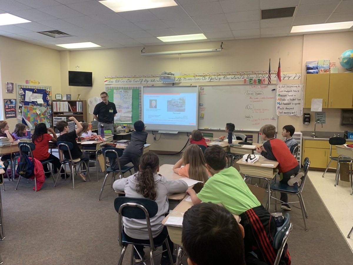 Thank you  @LORDCorporation for coming  and speaking with our class! My students loved hearing about taking a product from start to finish! Best comment of the day “I liked having him come, I never met anyone from a business before!” #pbl #reallifeexperiences @OliveChapelElem