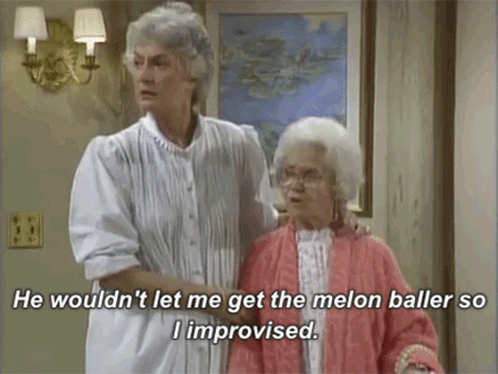goldengirlsnews's tweet photo. We should have let #SophiaPetrillo handle the #RKellyInterview - she knows how to use a #MelonBaller with authority! #GoldenGirls https://t.co/sU7J6E6NHU #BeaArthur #RueMcClanahan #BettyWhite @BettyMWhite #RKelly https://t.co/9dHfzezRGz