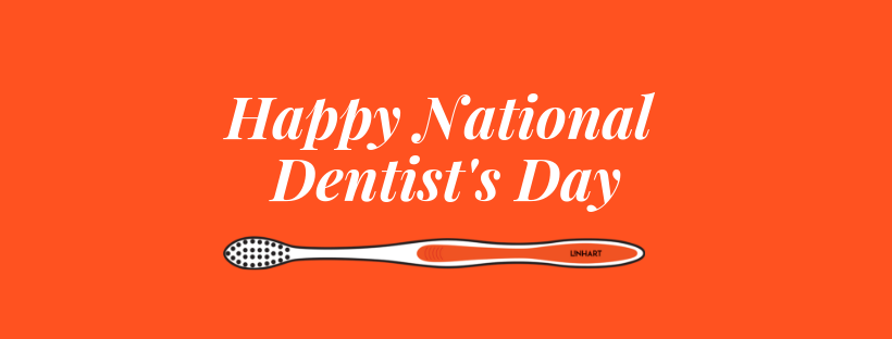 LinhartNYC's tweet photo. Happy National Dentist's Day! Use the code, SMILETODAY , and get 25% off your entire order on our online store! And remember...brush twice a day, everyday..Doctor's orders for a happy and healthy smile! #NationalDentistsDay #ByDentistsForYou https://t.co/mDUBCCZSXx