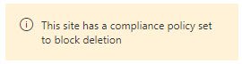 sympmarc's tweet image. Is there any way to tell what retention policy is in effect on a particular site/library/document? Maybe Powershell? #SPHelp