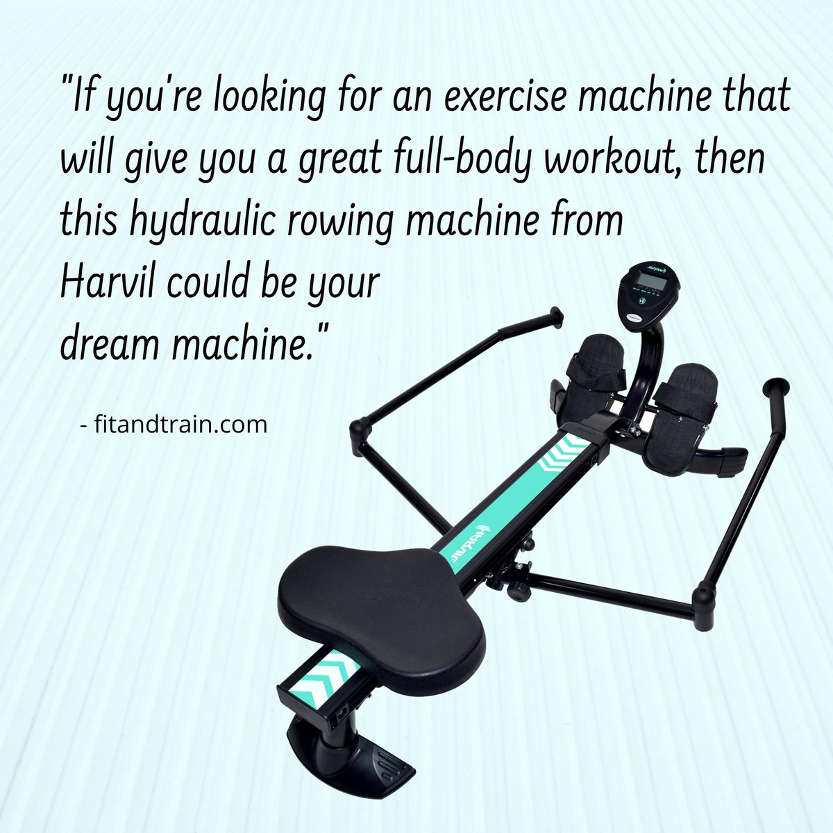 Dazadi's tweet photo. https://t.co/0d8tEMcKAt reviewed the Harvil Rowing Machine and they only have nice things to say about the product.

Aside from raving about the rowing machine’s features, they’re also praising it for its space-saving design. Read the full review here: https://t.co/y8JxHtusGk https://t.co/hgUiktW32j