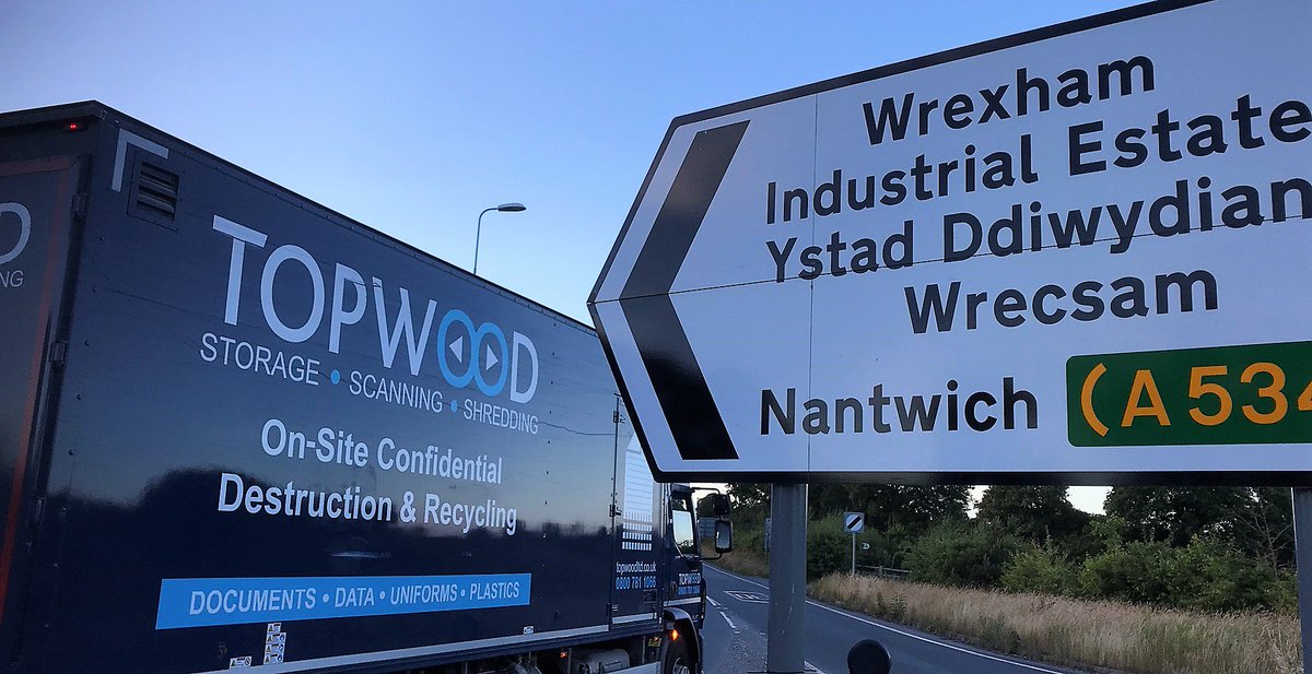 "All done &amp; dusted. I just wanted to say what a lovely man Mark is. Very pleasant &amp; helpful. Look forward to working with Topwood again in the future." - Pharmaceutical Company, Wrexham Industrial Estate

It is so nice to hear great feedback from our customers.
#wrexhamhour
