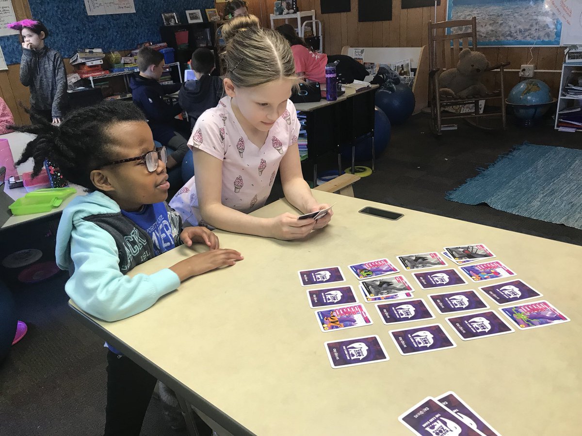 MulvaneydelMar's tweet photo. Thank you, @nightzookeeper Paul, for our new card games! Such a fun surprise to get international mail! We will be using our monster victory cards to inspire some creative writing for #WorldCreativeWritingMonth ! @BSEhseIN https://t.co/v2Sk5MUSG7