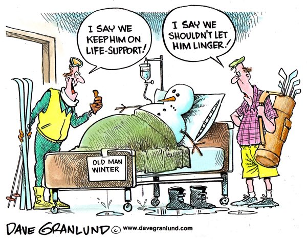 WxLadyBrady's tweet image. This is a little dark, but I’m going with end it! Which side are you on? 😂 #mtwx #WinterOrSpring #GiveMeWarmth