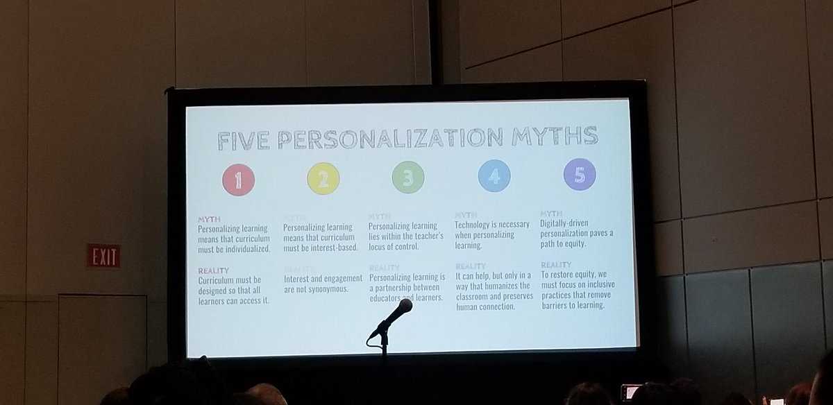 pdipaige's tweet photo. Personalized learning may not be exactly what you think...(to be effective) #SXSWEDU https://t.co/kLNZlzW27i