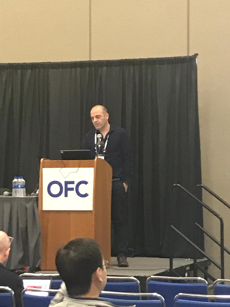 PASSIONeuH2020's tweet photo. Great job of Ricardo Martínez @CttcTech presenting latest @PASSIONeuH2020 results on #SDN -controlled #VCSEL -based #SBVT @ofcconference #photonics @Photonics21 @PhotonicsEU #H2020 @EU_H2020 #PASSION4photonics  #OFC19 https://t.co/vcKv8xhcxX