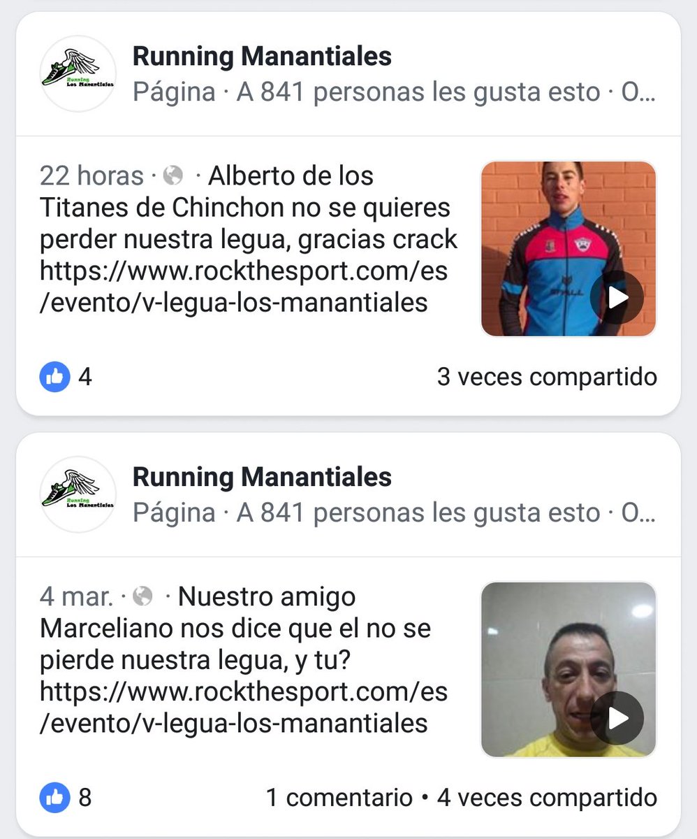 runmanantiales's tweet photo. Recordamos que en nuestro perfil de FB podéis ver nuestro vídeo de presentación y más vídeos de participantes de esta legua 2019. Gracias a todos!!! #running #CarrerasPopulares https://t.co/P41a0tYQhL