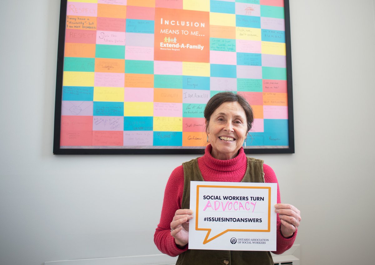 EAFWR's tweet photo. @EAFWR's @nikieaf is an advocate of social workers in action and turning #IssuesIntoAnswers. #SocialWorkWeek2019 #KWAwesome https://t.co/OyY1Su9JdO