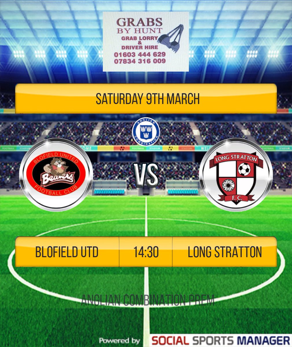 BUFCbeavers's tweet photo. The first team are the only team in action this weekend,
@longstrattonfc the visitors to Old Yarmouth Rd for a 2:30 Ko.
Last time out Stratton won the game convincingly 5-0, it was the massive kick up the backside the lads needed.
UTBπ΄β«β½
#DingDingRoundTwo
#ShowUpOrShipOut https://t.co/DP8NfZ1Zod