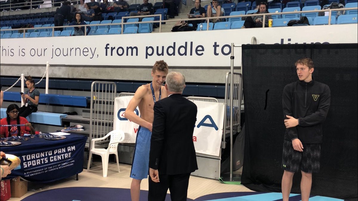 MrAluzzo's tweet image. Amazing finish on Day 2 at @OFSAASwimming! Maksym Klakov, Gr.10 swimmer, earned another SILVER MEDAL today in the 100m freestyle open division (15-19 years). Your coaches, team and school are all very proud of you! Congrats Maksym!! #CRUswim #OFSAAwinner ⁦@SacredHeartCHS⁩