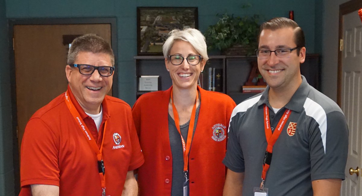 AndreanHigh's tweet photo. Congratulations to Dr. Tony Bonta for being named President of Andrean High School!
Congratulations to Mr. Jaycob Knazur for being named Principal of Andrean High School!
Read more in Dr. Bonta's letter to the Andrean Family at the link: https://t.co/b17zR1H917 https://t.co/HOE0YhHAre