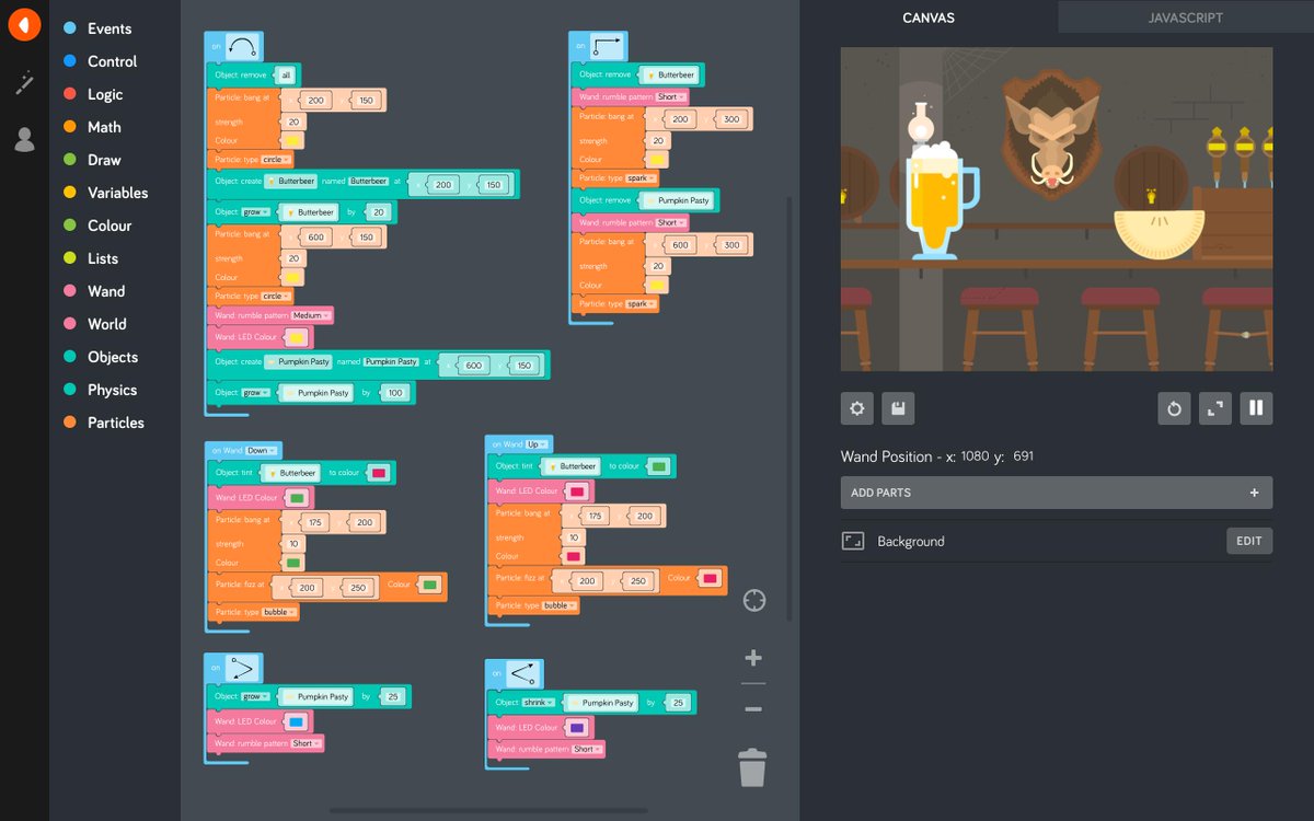 TeamKano's tweet image. New Project: Fancy a Tasty Treat? Grab your #CodingWand, and join us at the Hogs Head for a delicious Butterbeer, and a yummy Pumpkin Pasty! getkano.co/2TCwV1i  #HarryPotter #AccioButterbeer #Butterbeer #PumpkinPasty 🍺 🥧