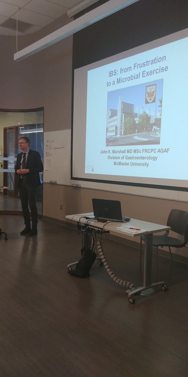 WomenMicrobes's tweet photo. Dr John Marshall talking about irritable bowel syndrome at #WomenMicrobes2019 https://t.co/OJTBndeBBv