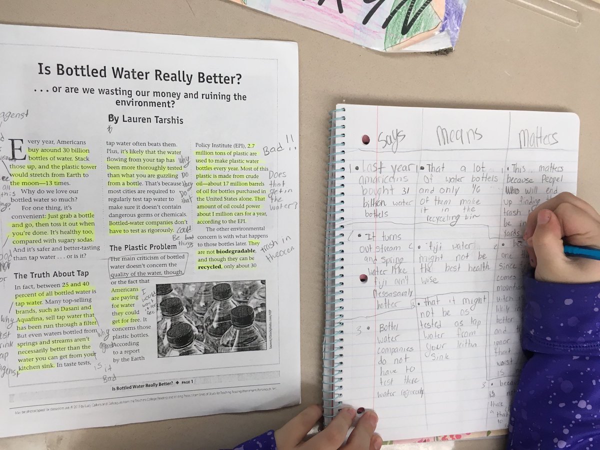 Say mean matter- it’s not just for songs &amp; videos! We started in session 4 of Argument and Advocacy unit- helped students unpack evidence, strengthen club convos, and think and wonder as they read. #growingideas #celebrateSASD ⁦<a href="/SASD_SalfordHil/">Salford Hills Elem</a>⁩