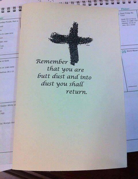 Mr_Z_Tx's tweet photo. Always #proofread. #AshWednesday #humor https://t.co/X4U2T7QrSv