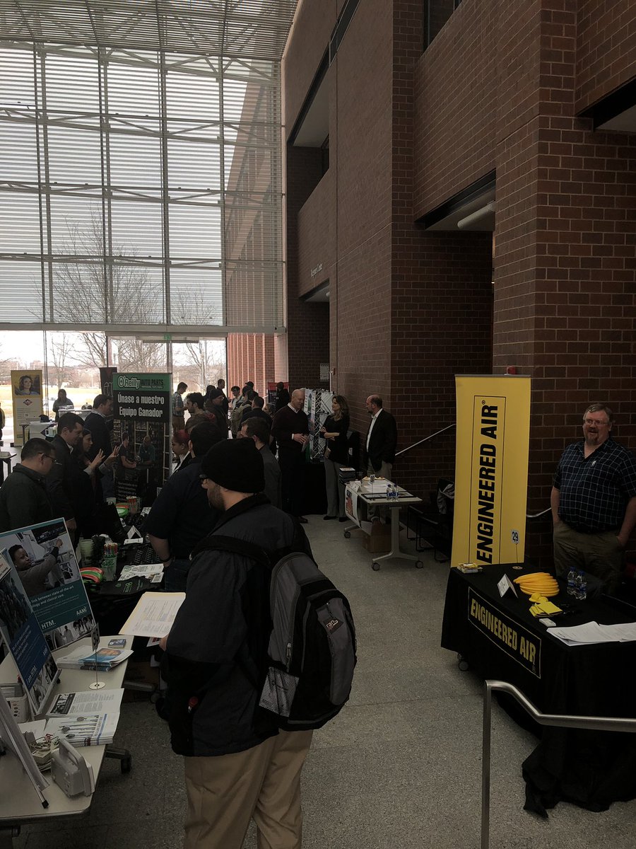 weber_kc's tweet image. #industrialtechnology career fair @JCCCtweet is off to a great start. Over 40 local companies connecting with our talented students. @careerdevjccc working well with instructional programs.