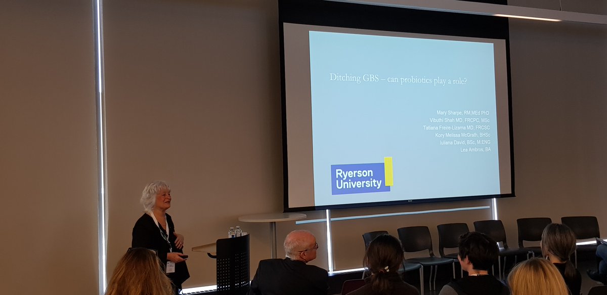WomenMicrobes's tweet photo. Up next Dr. Mary Sharpe will talk about "Ditching #GBS: can #probiotics play a role?" an important topic to be discussed https://t.co/8gFkwBeGlz
