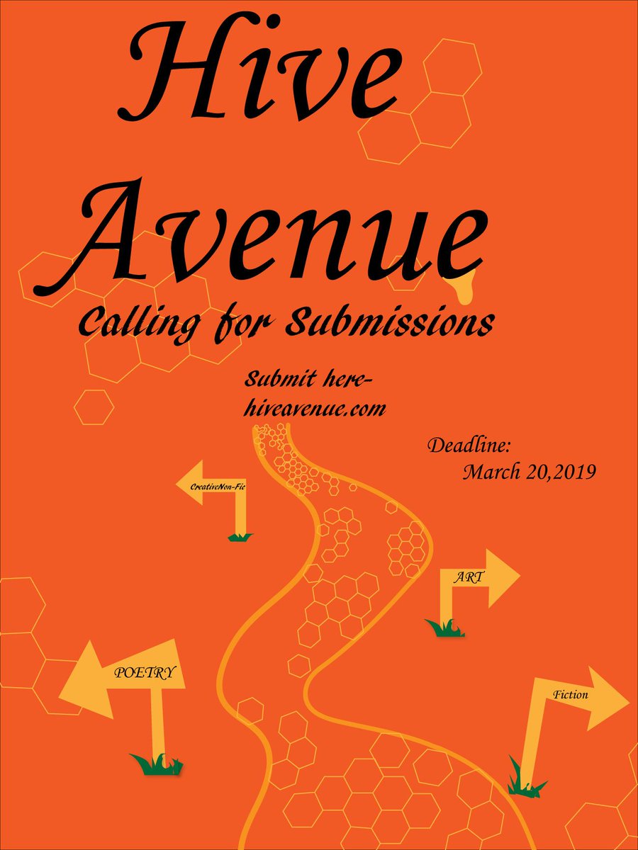 HiveAvenue's tweet photo. #followfriday #hiveavenue #literaryjournalvibes #callingforsubmissions https://t.co/VZEY5RN3j7