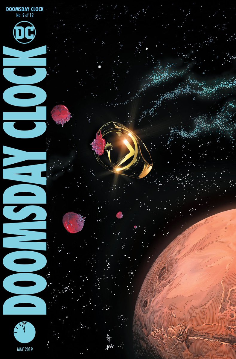 MShades01's tweet image. The cover of Doomsday Clock no. 9 now has my full and undivided attention... @DCComics @geoffjohns @1moreGaryFrank #doomsdayclock #LLtL #LSH #ohno