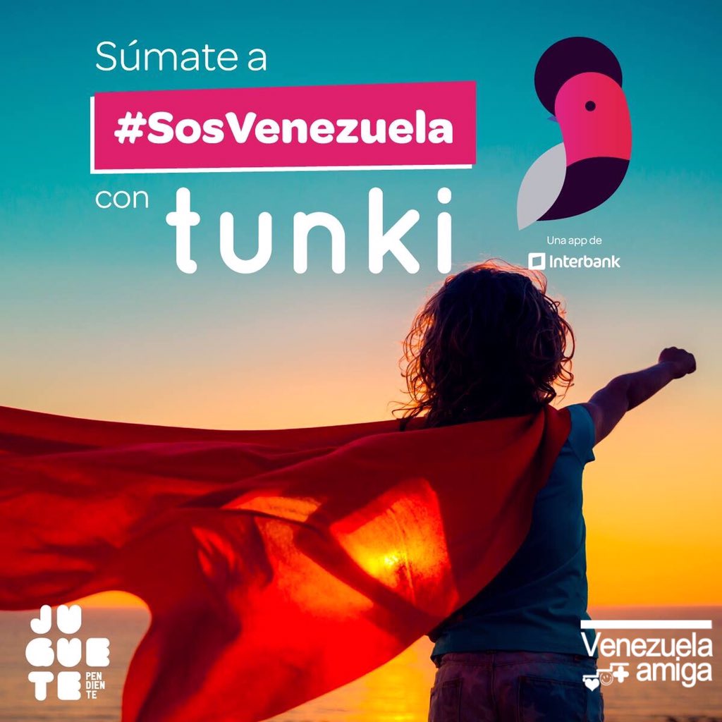 danipalacios's tweet photo. #PERU Hoy puedes salvar un niño Venezolano!
@LMPorras Súmate a #SOSVenezuela y ayuda a niños de escasos recursos de la Fundación Venezuela Amiga. 
@INTERBANK y la ONG @JuguetePendient son ahora aliados de nuestra amada #Venezuela Descarga Tunki y Dona Aquí https://t.co/Fin4GWR49s https://t.co/gz4QF7Fvfm