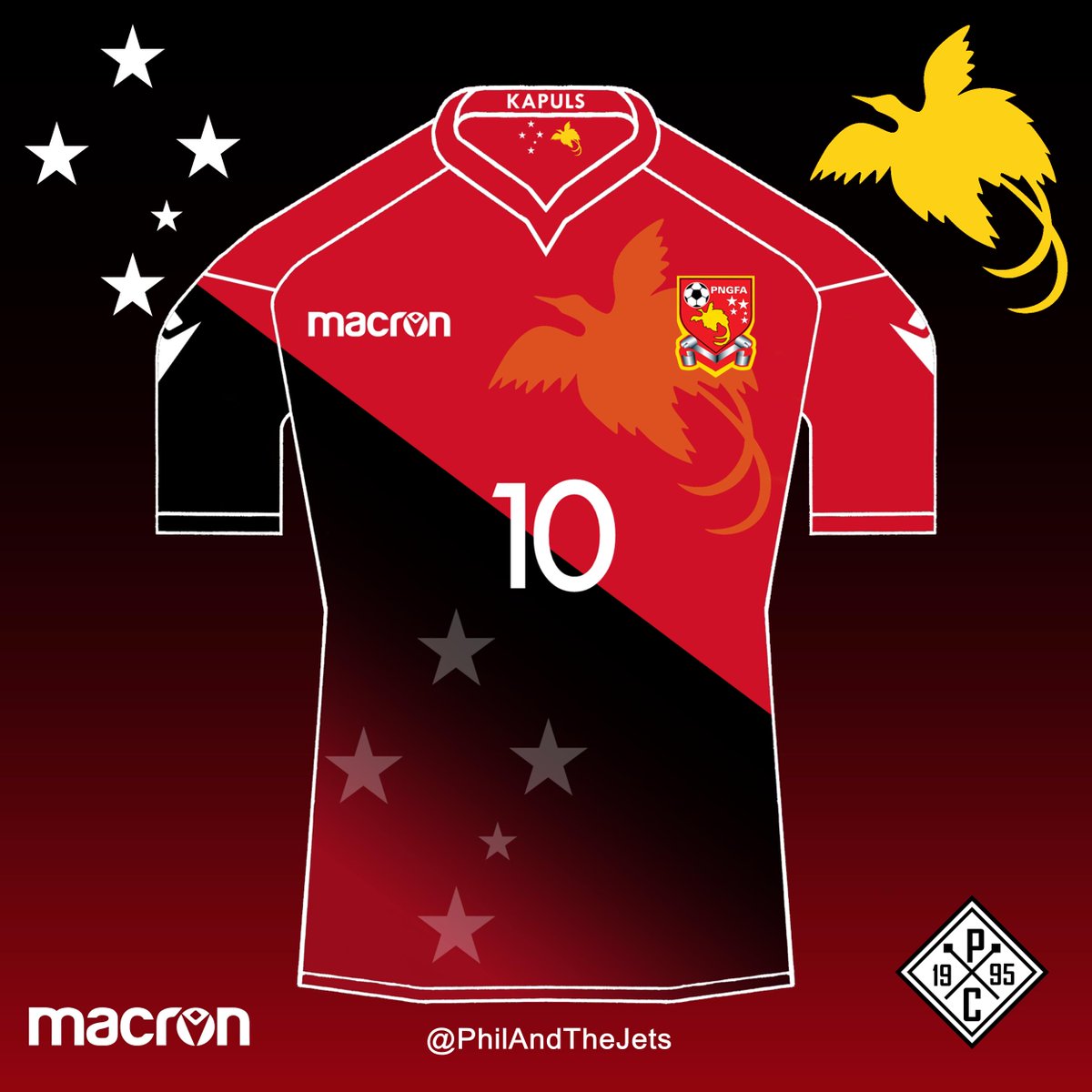 PhilAndTheJets's tweet photo. Papua New Guinea โซ๏ธ๐ด๐ฆ๐ต๐ฌ #PapuaNewGuinea #PNG #Kapuls
Letra P / Macron
#JuevesFantasy #Semana9 @LaCasacaBlog @marcadegol @EleteTSC https://t.co/8HpY1IRQ2H
