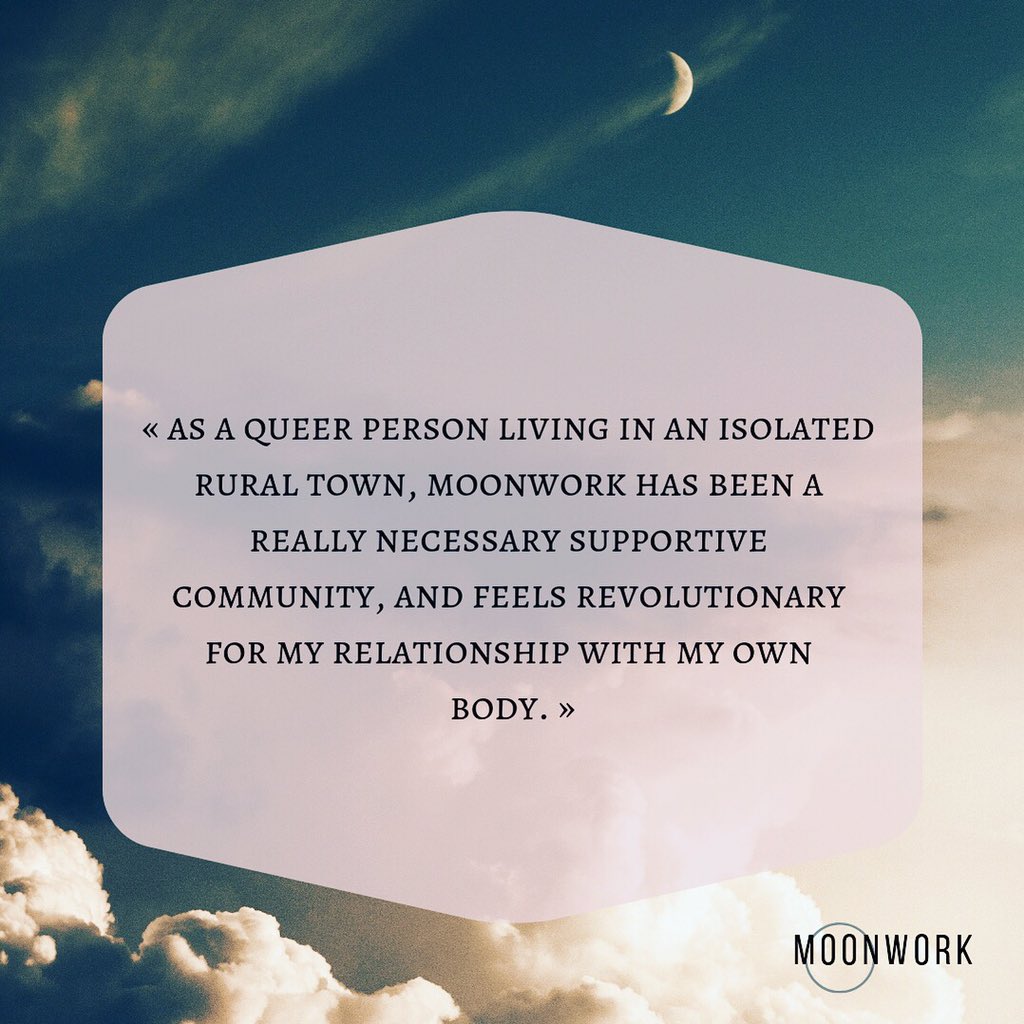 MOONWORK: somatic practice for queers is open to new participants right now &amp; it’s been getting amazing feedback! maybe you or a friend wants to join? help me spread the word! #somatics #queerhealing #queer bodywitch.com/moonwork