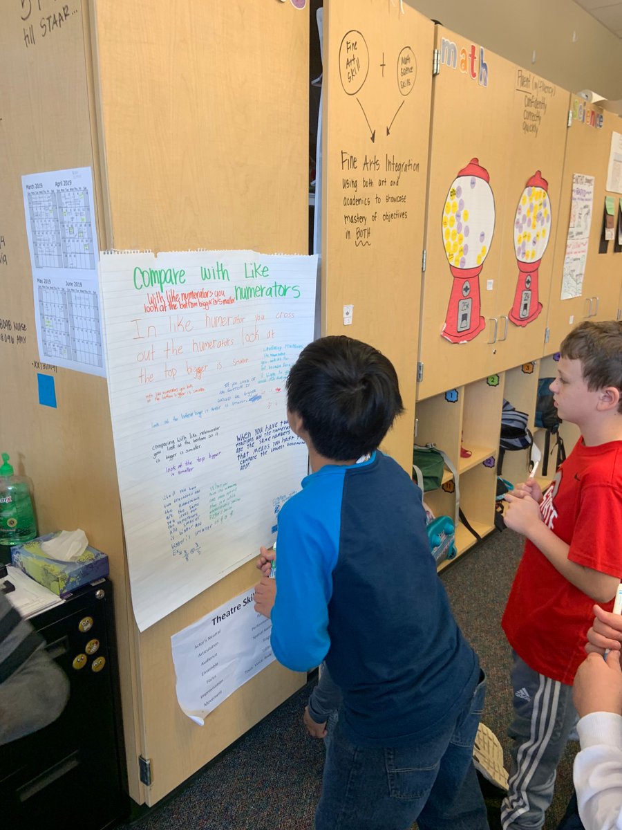 mrsjrobison's tweet image. #valuedrivenleaders and #foreverlearners today! Using @lead4ward #instructionalstrategiesplaylist we created a tour of knowledge by collaborating with our peers to show what we know about fractions! #learningisfun @FrenchKISD @kloneal2 @KleinISDMath