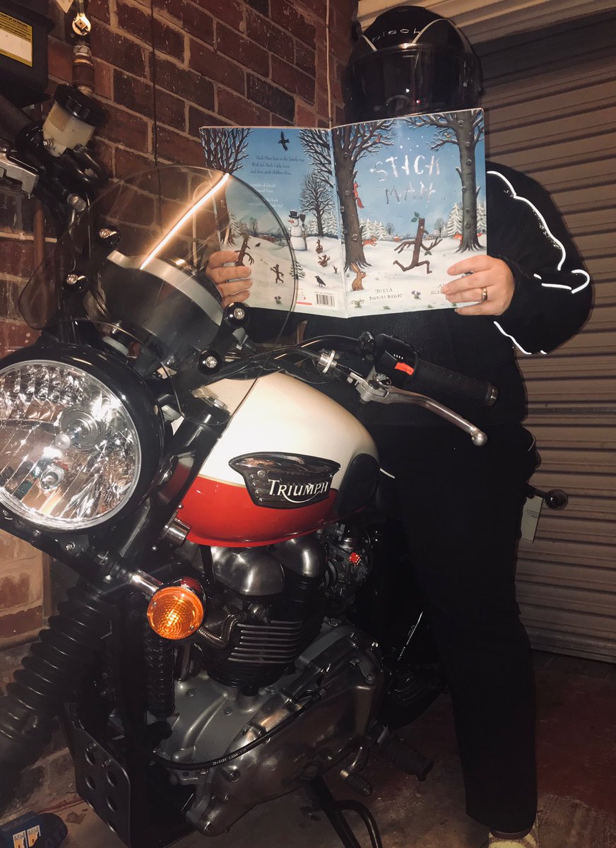 ColeridgeSchool's tweet photo. One of our members of staff has been caught reading on a motorbike. Can anyone guess who it is? #catchmereading #wheredoyouread https://t.co/6hEwSXQIEB