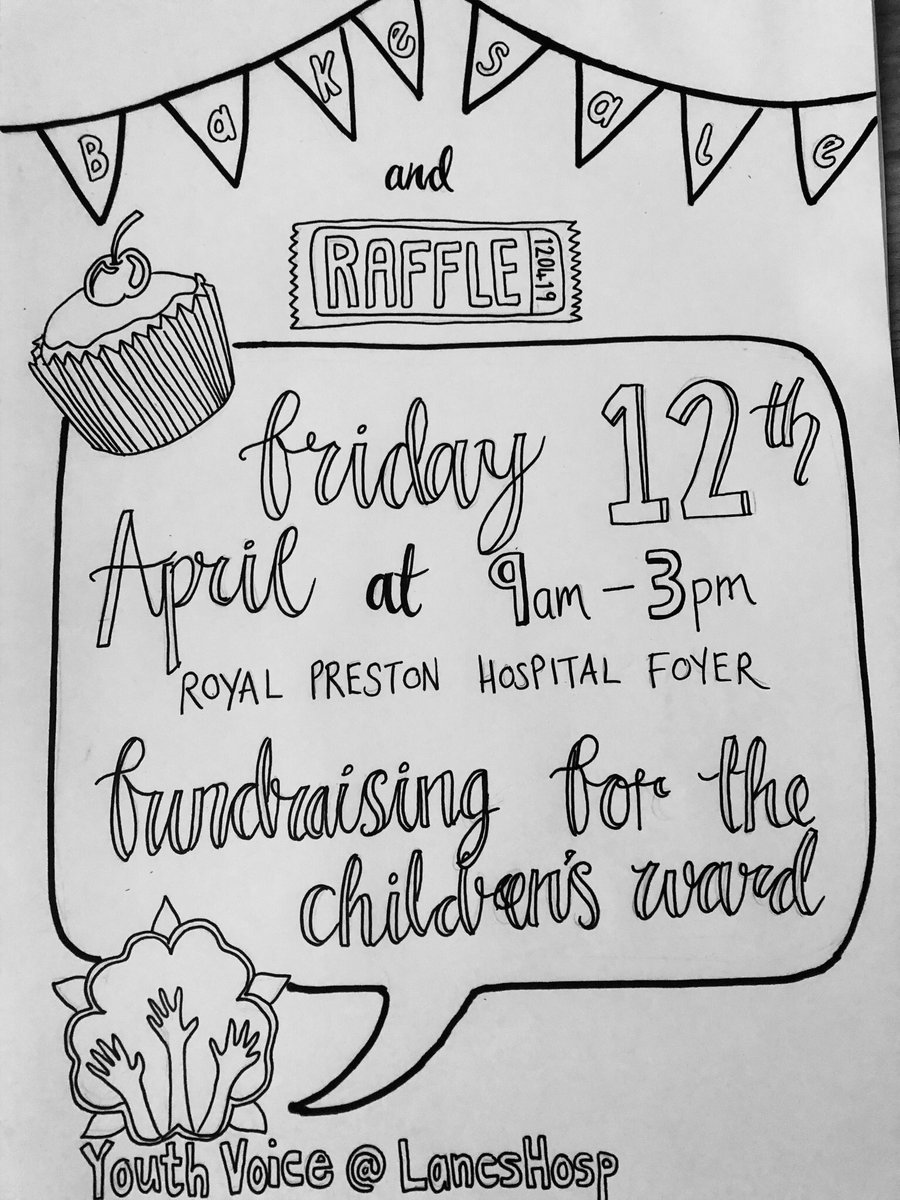 Draft of our fundraiser poster. See you there! 🍩