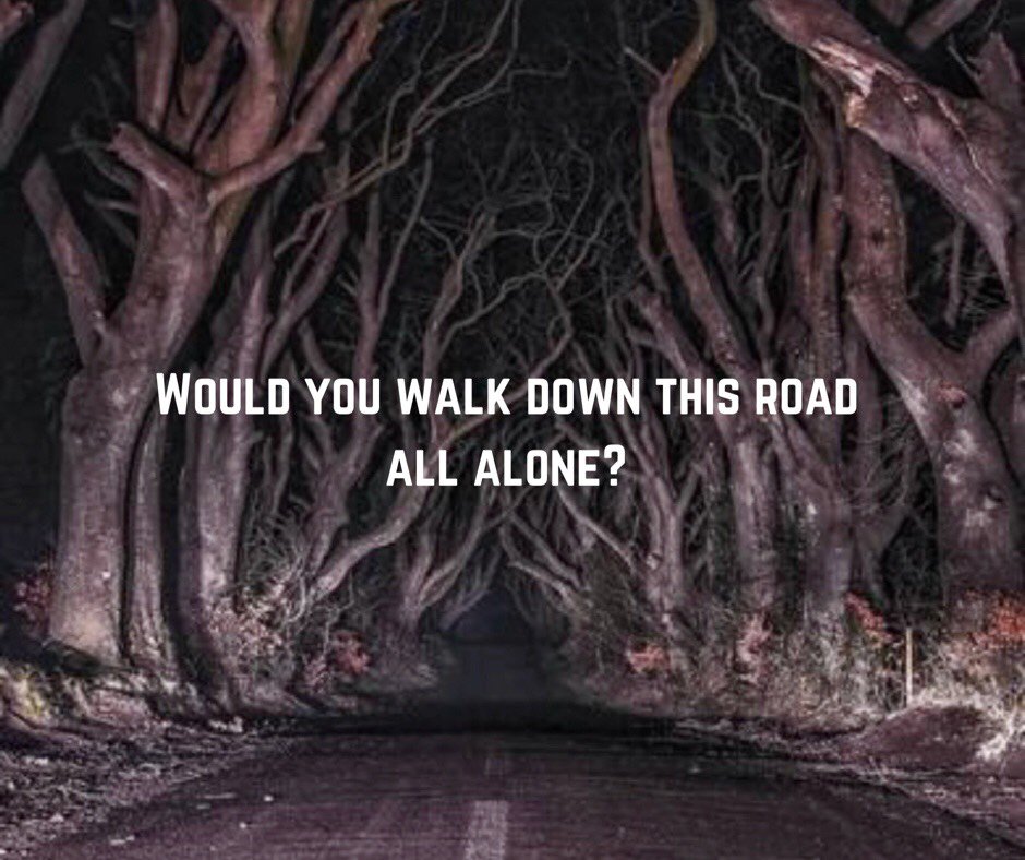 TConfessionals's tweet image. Something tells me you wouldn’t exactly be “alone” on this road, you know what I mean? #hauntedwoods #darkhedges theconfessionalspodcast.com
