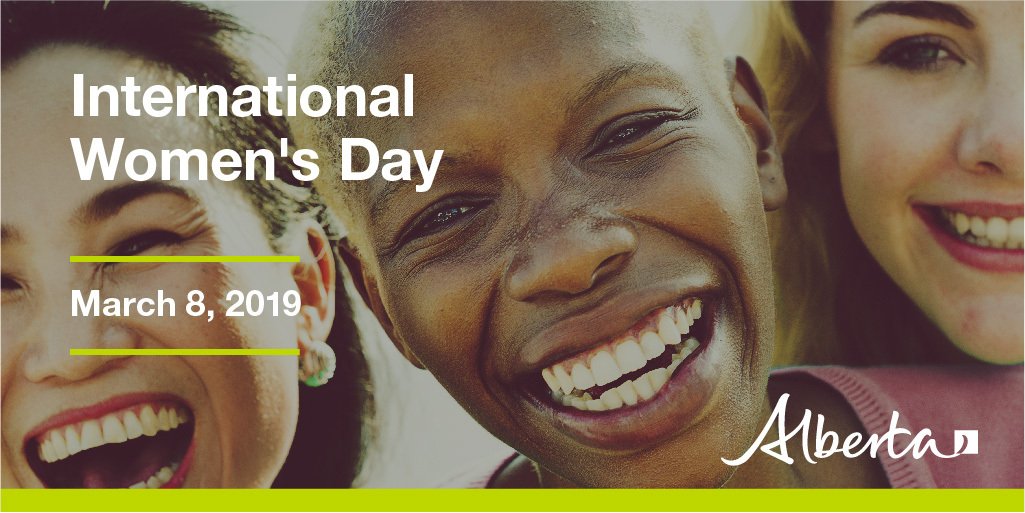 This Friday is International #WomensDay. Share your stories of inspiring women &amp; inspiring actions to advance gender equality in our homes, communities &amp; workplaces. When women and girls succeed, Alberta succeeds! #IWD #BalanceforBetter #womensday #SheInspiresMe
