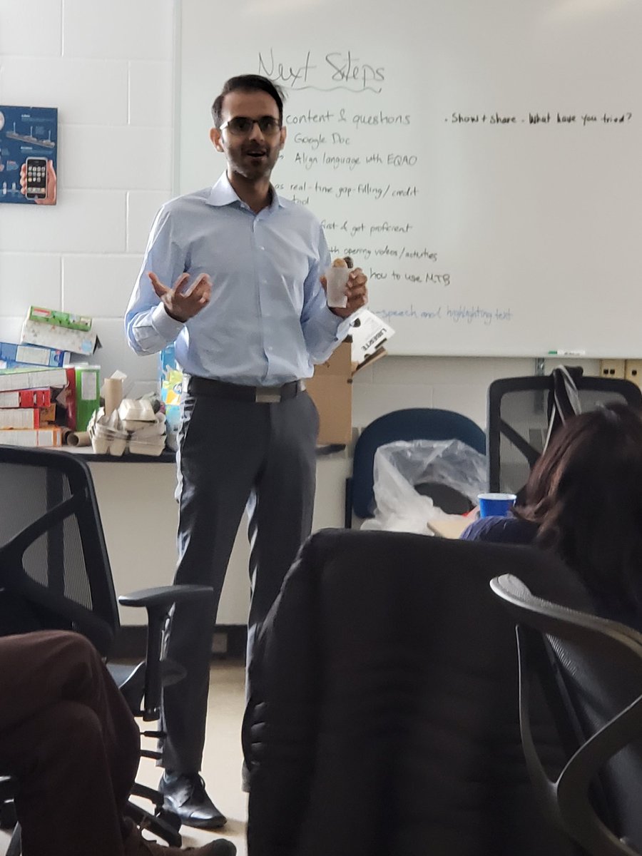 Global Competecies Module participants pitched their creative product ideas to the group as part of day 1 activities. @RonFelsen @ShelizaJamal @penny_222 @TDSB_GC @ccatwell @Mr_WLoo @MahfuzaLRahman