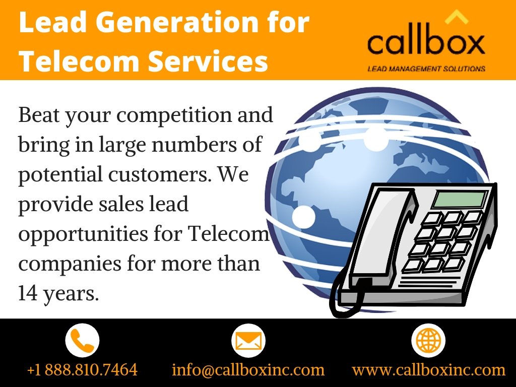 belindasummers's tweet photo. Are you looking for a better way to generate qualified #salesleads and appointments for your #Telecommunication business? Learn how we can help. Call 888.810.7464 | https://t.co/XQrLbOFzgD 

#ITSalesLeadGenerationServices #ITsalesleads #telecomleads #ITLeads #ITAppointments https://t.co/IDMCzfwRHR
