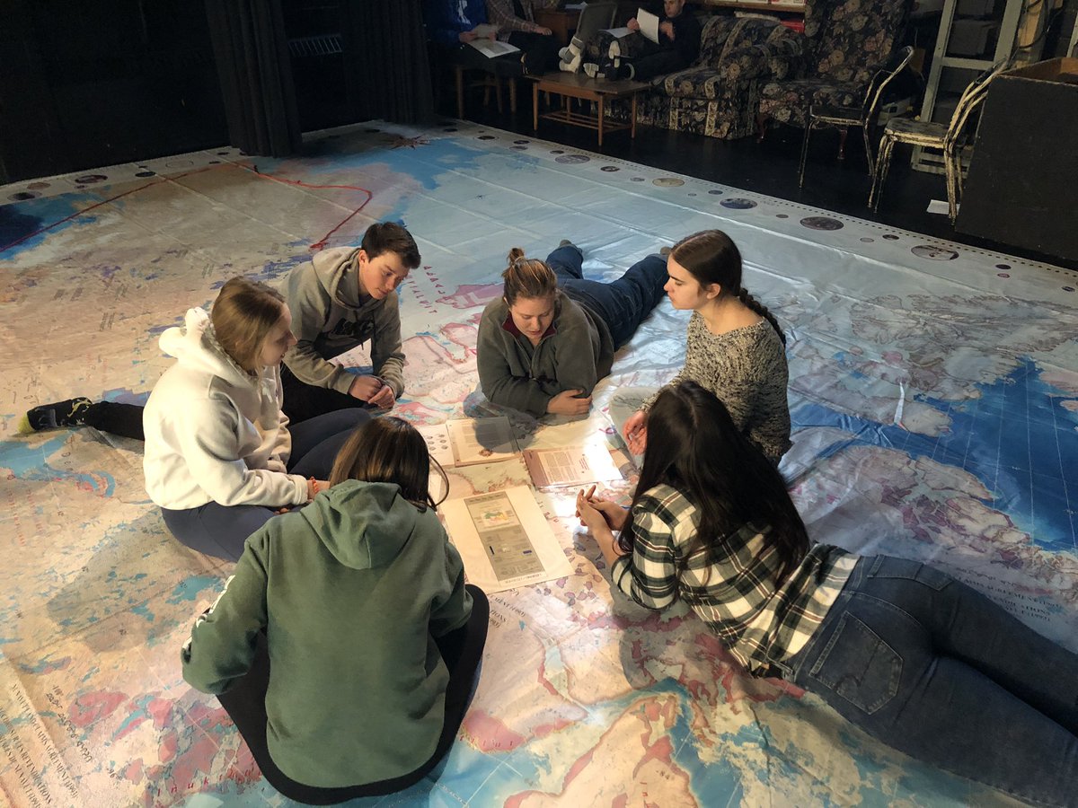 Grade 11 NBE3U had the opportunity to explore the <a href="/CanGeo/">Canadian Geographic</a> Indigenous Peoples Atlas of Canada at KCVI today! So exciting bringing together my love of geography into an English course. <a href="/LimestoneDSB/">Limestone District School Board</a>