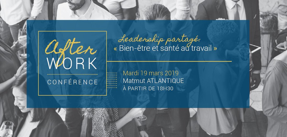 libes_influa's tweet photo. [Afterwork bordelais] "Bien-être et santé au travail" mardi 19 mars. Intervenants d'exception, thème ultra fédérateur et soirée cocktail networking !... venez vous joindre à nous... #AfterWork #Bordeaux #Conférence #BNI #Entreprendre Inscription ici : https://t.co/bM1MWKJ9zN https://t.co/m0chVFJRNR
