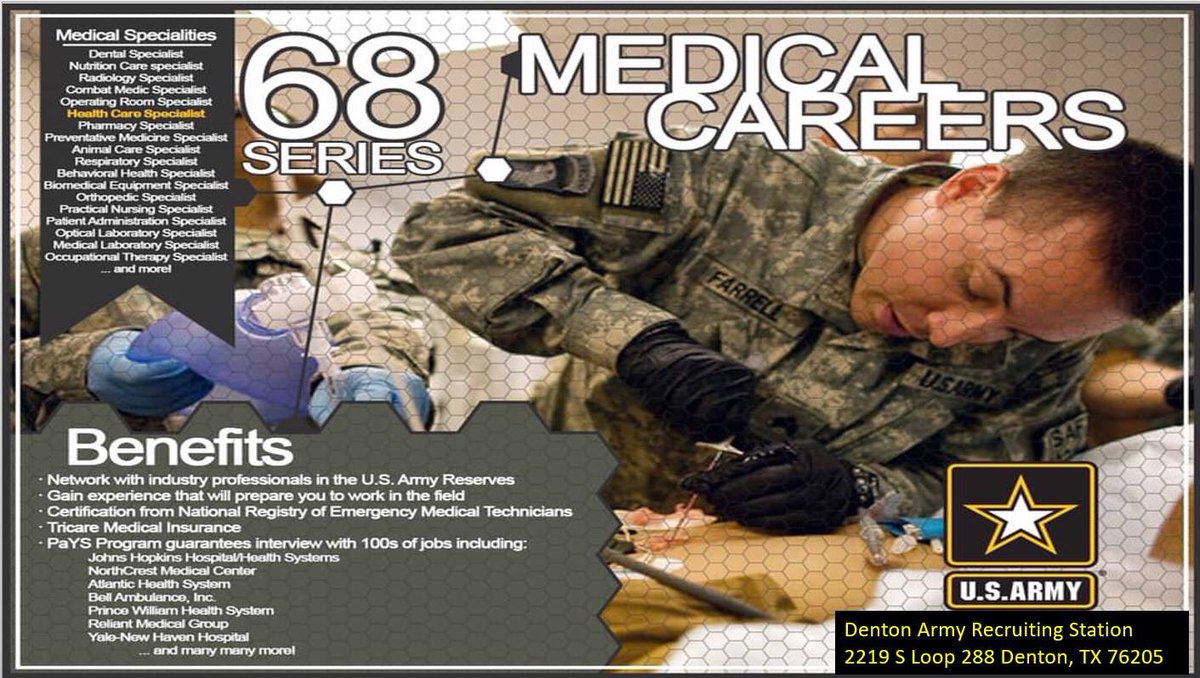 denton_us's tweet photo. Possibilities endless!! Opportunities here now !! Call or text to see what opportunities are available today ! (214)277-2357 #goarmy #Dentonstation https://t.co/HXCK0yY8ba
