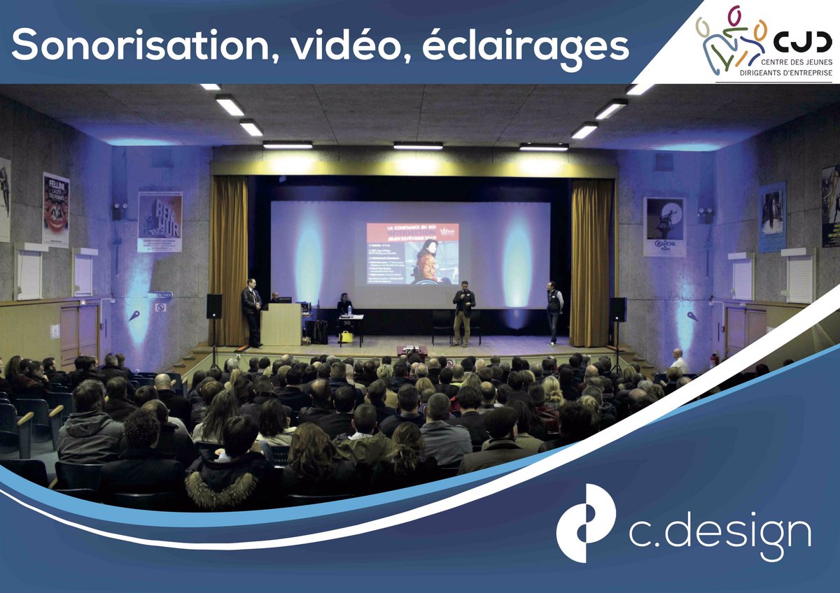 AgenceCDesign1's tweet photo. https://t.co/f5xvWEJXsR prestataire sonorisation, vidéo, éclairages de la soirée CJD Lorraine, à Nancy Ochey sur le thème "La confiance et le dépassement de soi" animée par Dorine Bourneton ! https://t.co/P2xyZ85ACg https://t.co/vOOJrRPyvb