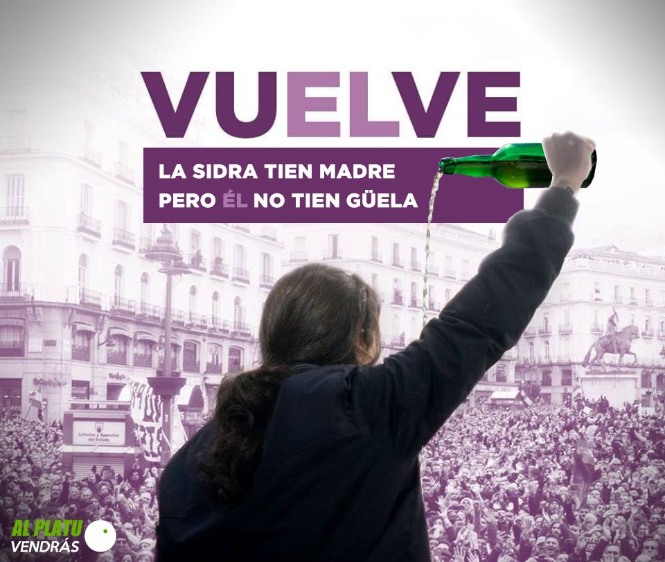 ALPLATU's tweet photo. La sidra tien madre, pero él no tien güela. https://t.co/gKMjMxfgN3