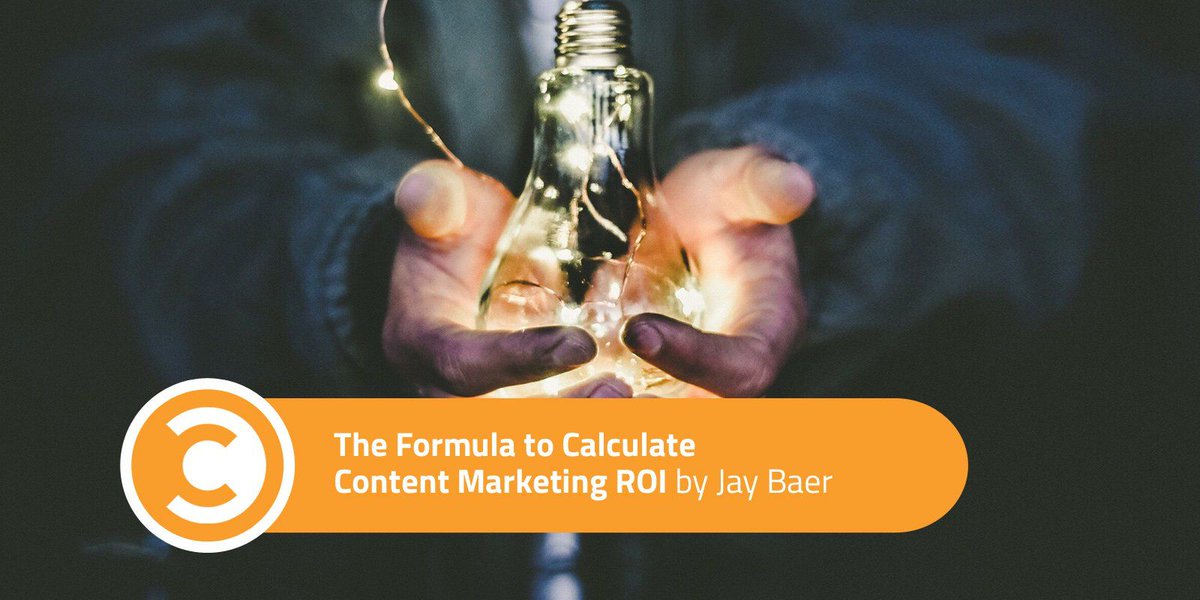 PANcomm's tweet photo. 📈📊 The Formula to Calculate #ContentMarketing #ROI https://t.co/SDiUZNDQVE via @jaybaer https://t.co/l6dRMWGh8a
