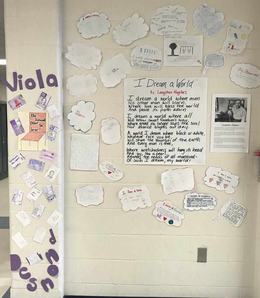 mmechampsi's tweet photo. Happy to share some space using environment as our third teacher with @mrs_catherine_t to show student learning done around some influential people in our classes these last few weeks ๐๐ผ #InclusiveDesigned
#langstonhughes #ViolaDesmond https://t.co/jiT9Hrl4e0